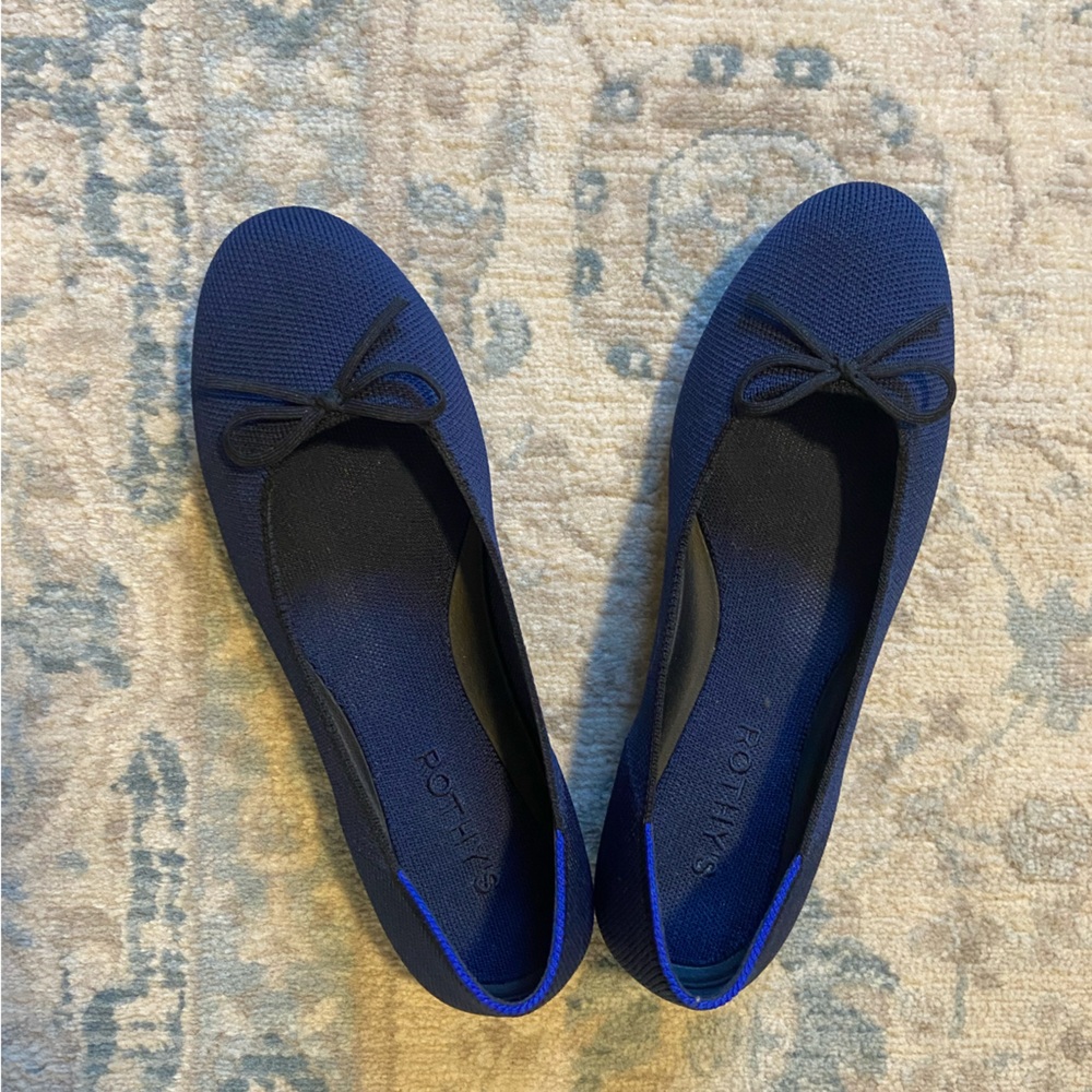 Rothy’s Navy Ballet Flats